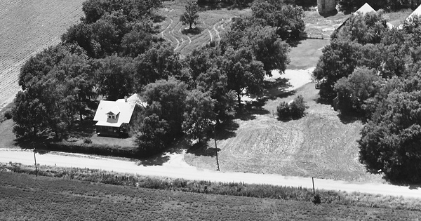 Vintage Aerial photo from 1968 in Sumner County, KS