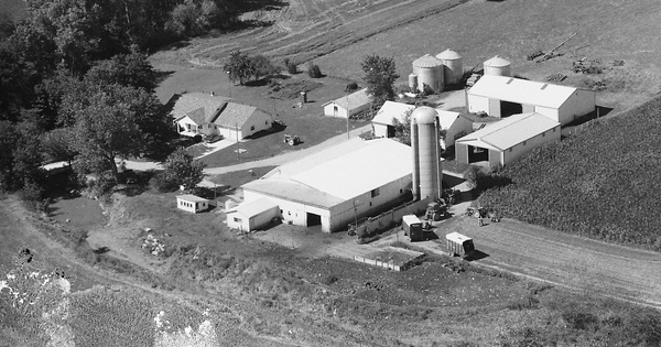 Vintage Aerial photo from 1995 in Putnam County, OH