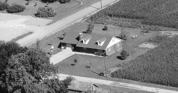 Vintage Aerial photo from 1995 in Putnam County, OH