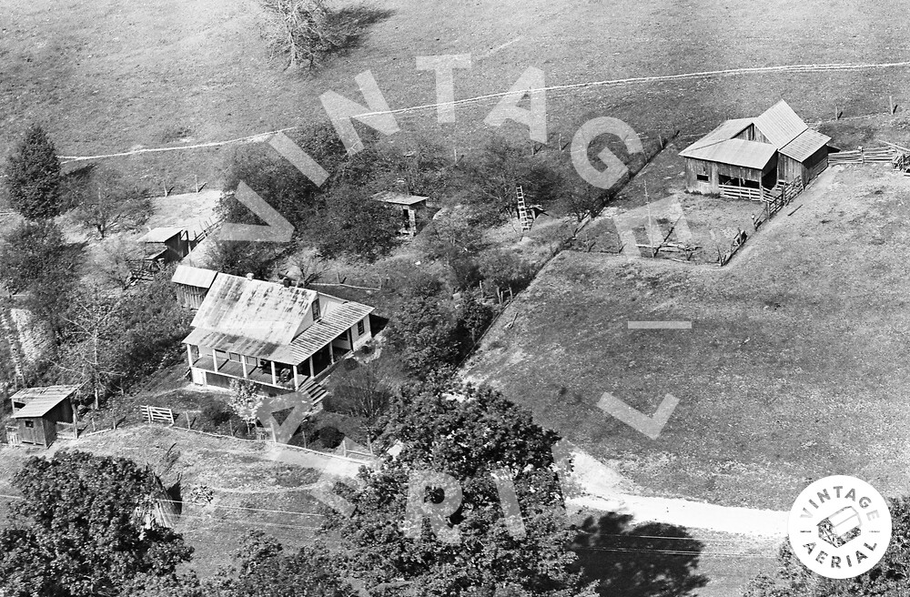 Vintage Aerial Virginia Wythe County 1963 28AWY11
