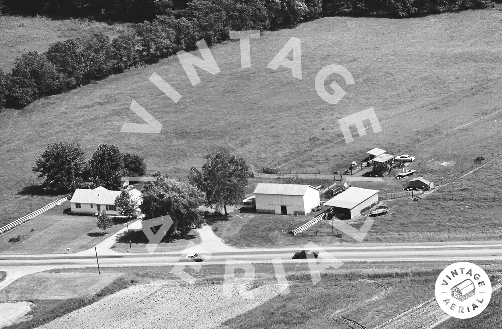 Vintage Aerial Ohio Morrow County 1968 25OMO20