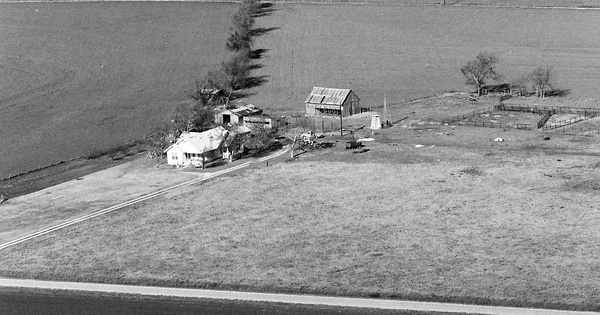 Vintage Aerial photo from 1985 in McLennan County, TX