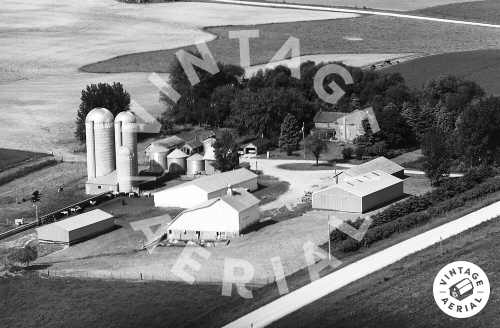 Vintage Aerial Minnesota Wabasha County 1974 44IWA22
