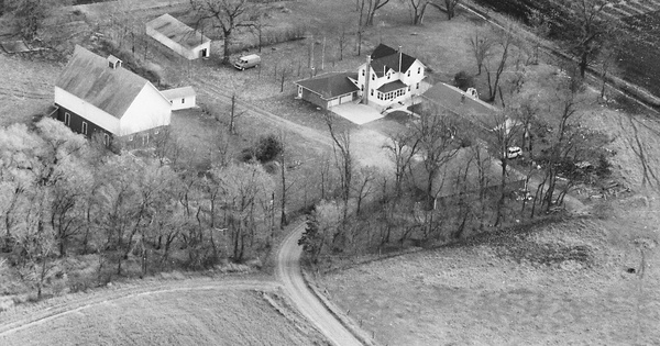 Vintage Aerial photo from 1985 in Stearns County, MN