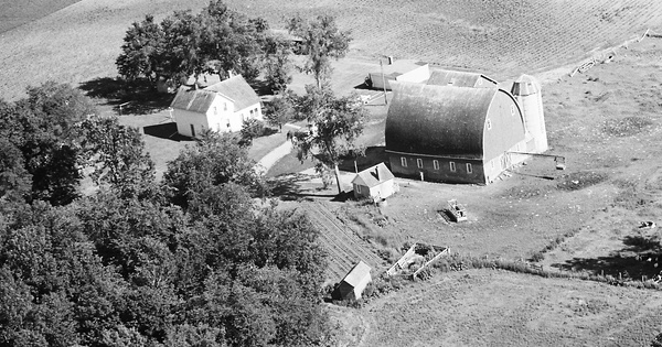 Vintage Aerial photo from 1969 in Stearns County, MN