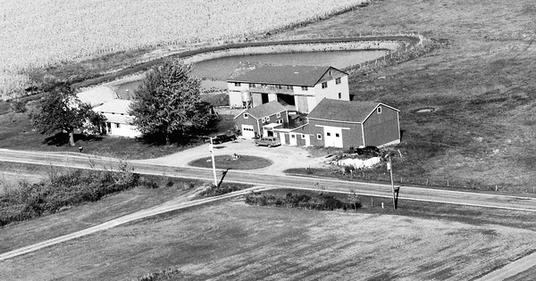 Vintage Aerial photo from 1983 in Monroe County, NY