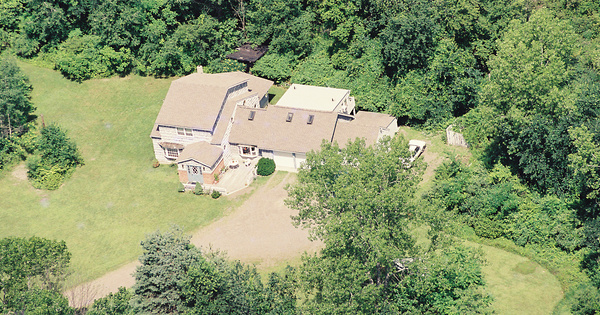 Vintage Aerial photo from 2001 in Dutchess County, NY