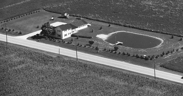 Vintage Aerial photo from 1998 in Fulton County, OH