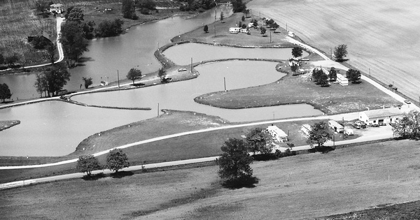 Vintage Aerial photo from 1977 in Darke County, OH