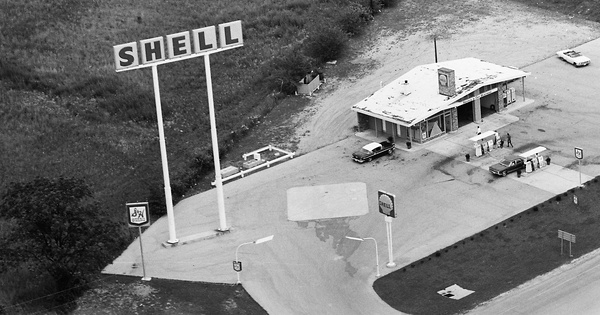 Vintage Aerial photo from 1969 in Fayette County, OH