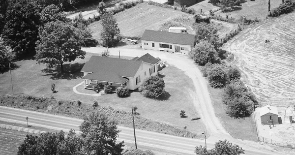 Vintage Aerial photo from 1980 in Tipton County, TN