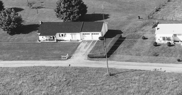 Vintage Aerial photo from 1992 in Belmont County, OH