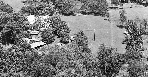 Vintage Aerial photo from 1963 in Charlotte County, VA