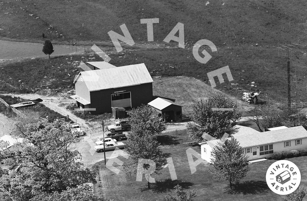 Vintage Aerial Virginia Frederick County 1980 41LFR9