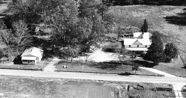 Vintage Aerial photo from 1983 in Chatham County, NC