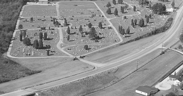 Vintage Aerial photo from 1980 in Licking County, OH
