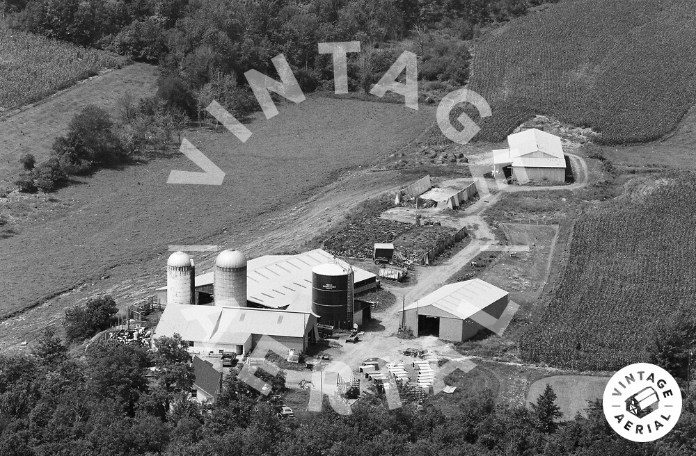 Vintage Aerial New York Schoharie County 1984 11KSIE18