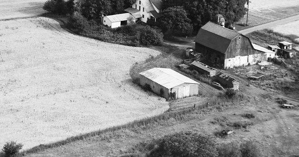 Vintage Aerial photo from 1991 in Steuben County, NY