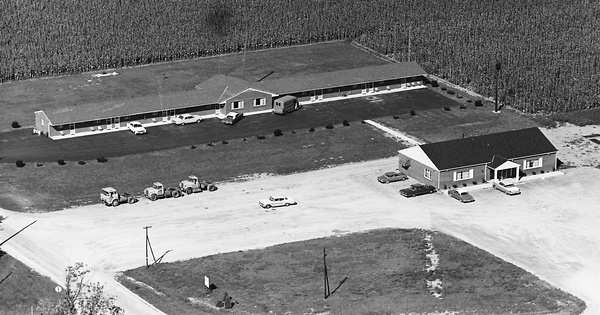 Vintage Aerial photo from 1965 in Wood County, OH