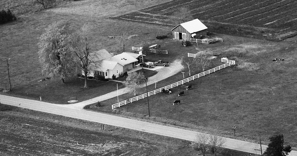 Vintage Aerial photo from 1989 in Williams County, OH