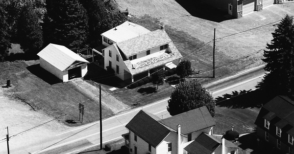 Vintage Aerial photo from 1984 in Wyoming County, PA