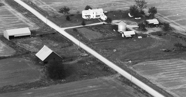 Vintage Aerial photo from 1981 in Livingston County, MO