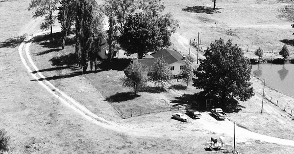 Vintage Aerial photo from 1983 in Massac County, IL