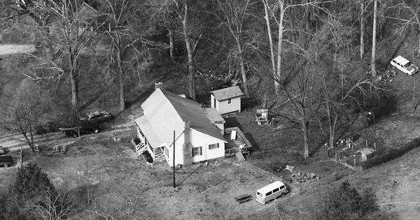 Vintage Aerial photo from 1985 in Clarke County, GA