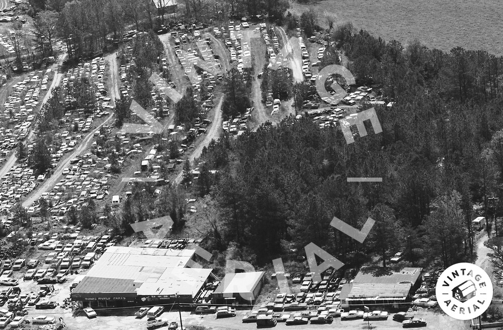 Vintage Aerial Bartow County 1984 45XBA2