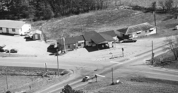 Vintage Aerial photo from 1988 in Franklin County, GA