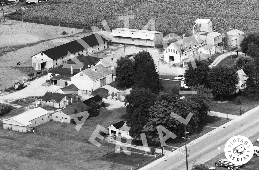 Vintage Aerial Indiana Clinton County 1973 37TCL23