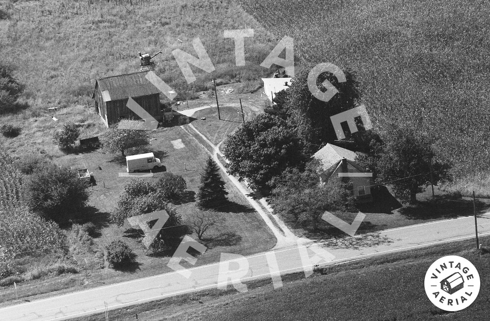 Vintage Aerial Indiana Blackford County 1995 44OBL9