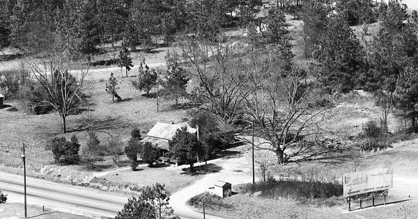 Vintage Aerial photo from 1983 in McDuffie County, GA