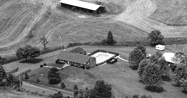 Vintage Aerial photo from 1995 in Orange County, VA