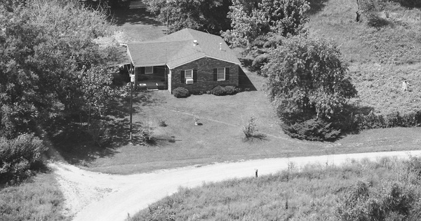 Vintage Aerial photo from 1984 in Woodruff County, AR