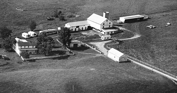 Vintage Aerial photo from -1986 in Frederick County, VA
