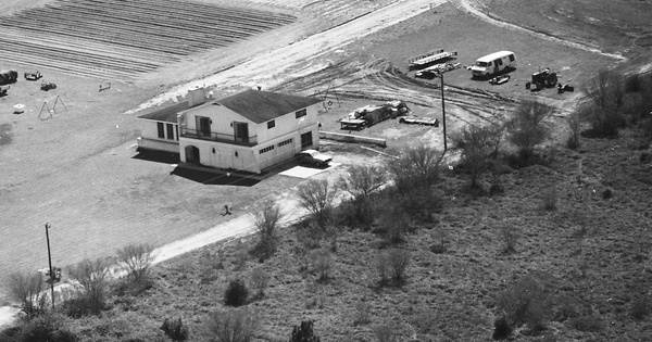 Vintage Aerial photo from 1986 in Victoria County, TX
