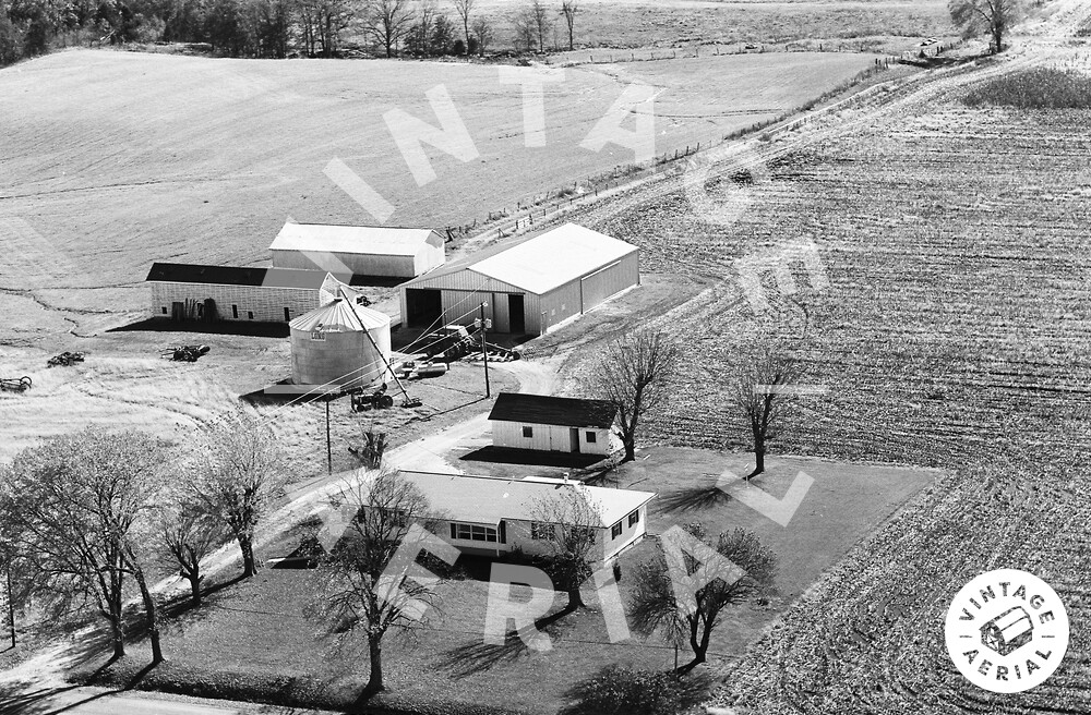 Vintage Aerial Missouri Lewis County 1970 42OLE10