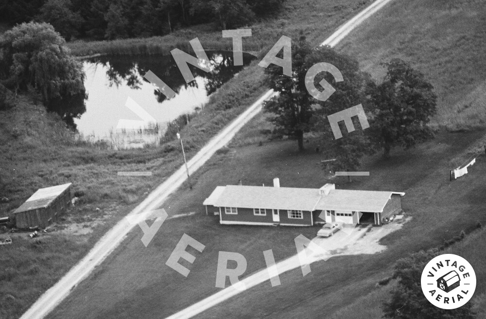 Vintage Aerial Pennsylvania Tioga County 1989 3LTI1