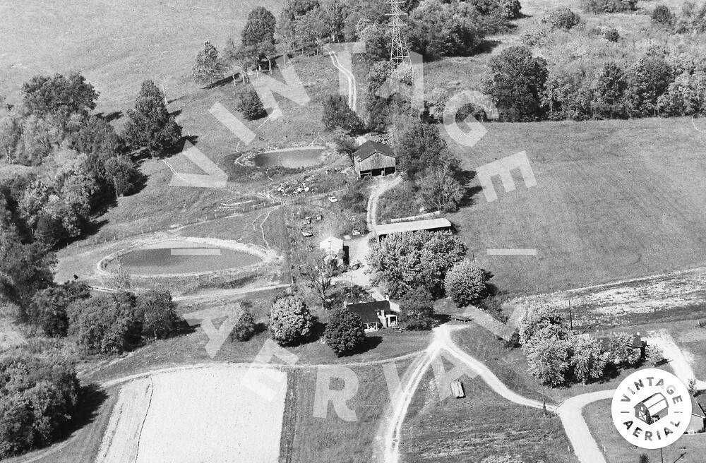 Vintage Aerial Tennessee Trousdale County 1992 23ZTR17