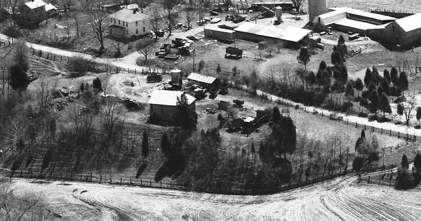 Vintage Aerial photo from 1991 in Mason County, WV