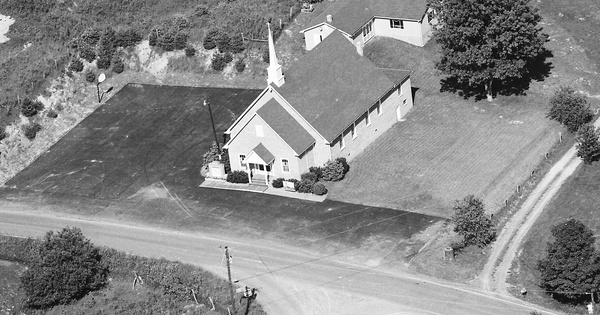 Vintage Aerial photo from 1986 in Greenbrier County, WV