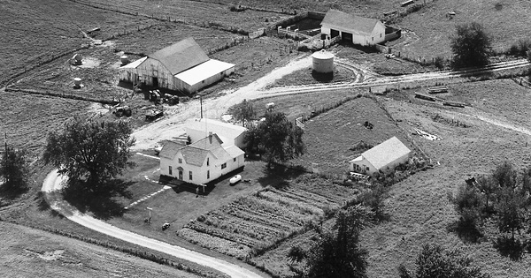 Vintage Aerial photo from 1974 in Adair County, MO