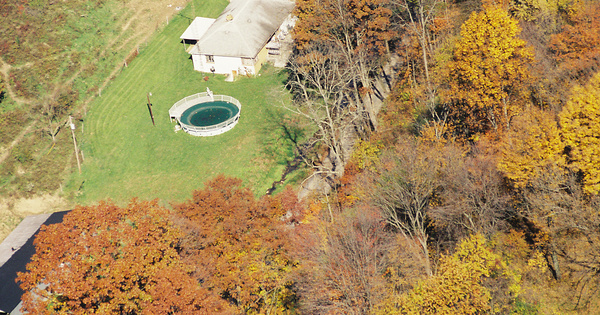 Vintage Aerial photo from 2000 in Marion County, WV