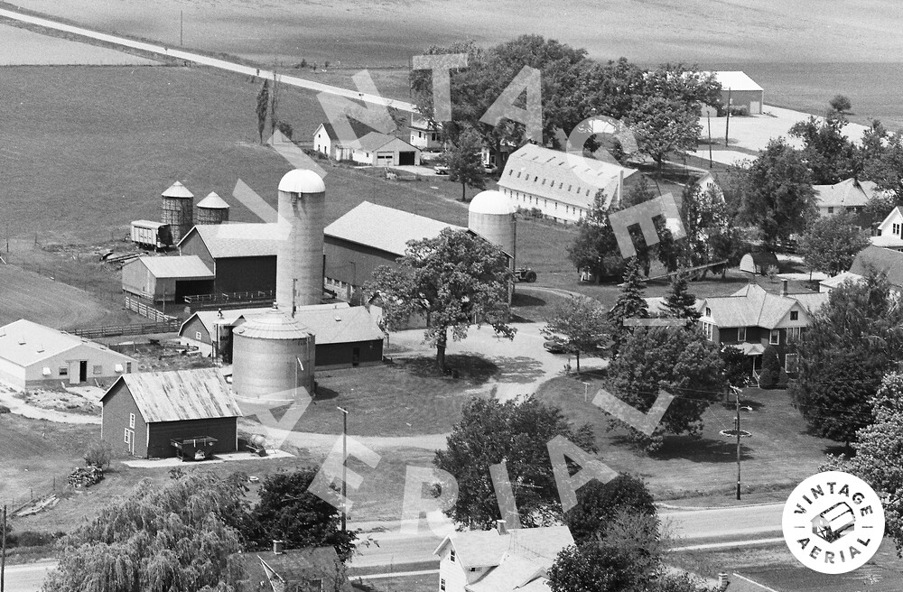 Vintage Aerial Wisconsin Fond du Lac County 1977 56PFON7