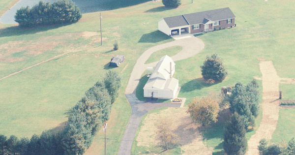 Vintage Aerial photo from 1992 in Meigs County, OH