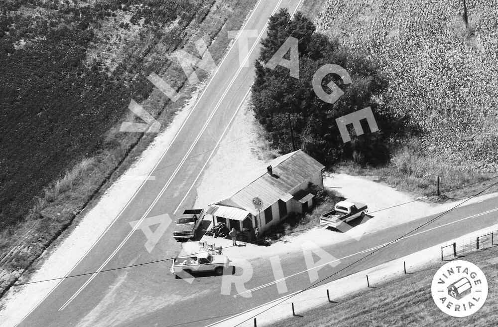 Vintage Aerial North Carolina Anson County 1984 4RAN4