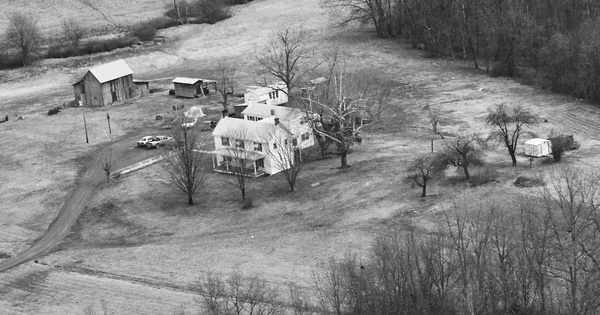 Vintage Aerial photo from 1987 in Culpeper County, VA