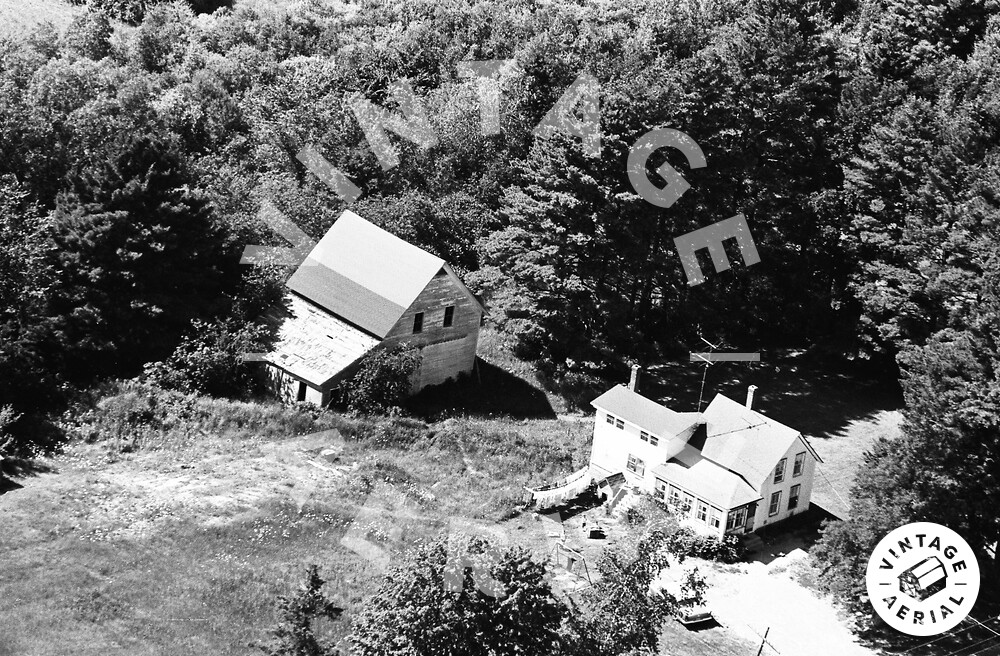 Vintage Aerial Maine Kennebec County 1964 111AKE9