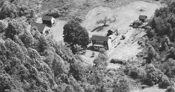 Vintage Aerial photo from 1986 in Gilmer County, WV